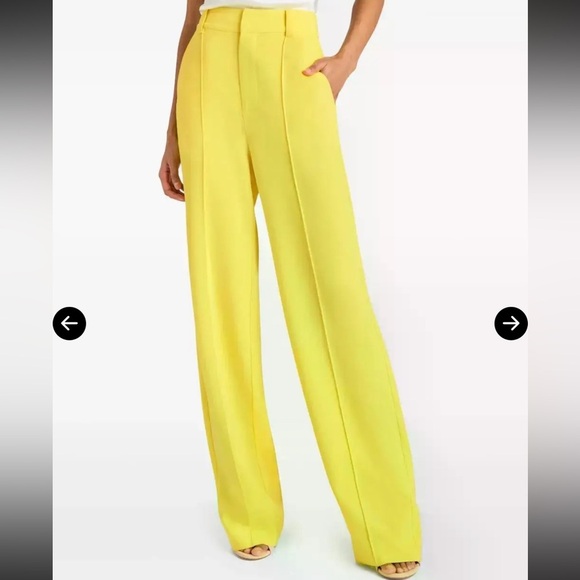 Cinq a sept AMANDA Pants Bright Yellow NWT - Picture 13 of 16